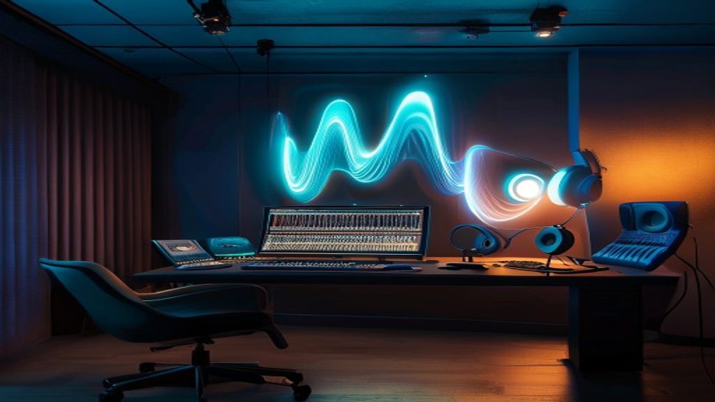 Seed Audio 1.0 waveform control room visual
